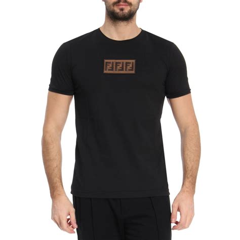 fendi t-shirt black|Fendi t shirt rate.